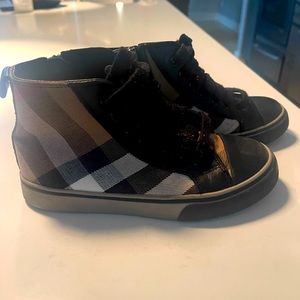Burberry kids high tops